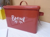 Metal Bread Box w/ Lid