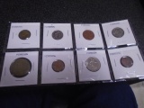 8pc Group of Assorted Foreign Coins