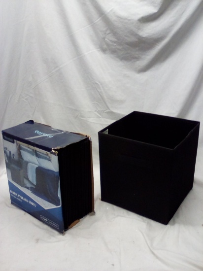 Royexe 8 Pack Black 10.5"x10.5"x11" Fabric Storage Cubes