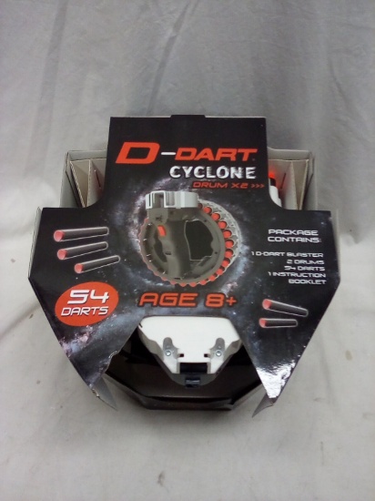 D-Dart Cyclone Drumx2 Automatic Dart Blaster w/ 54 Darts Ages 8+