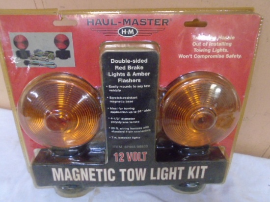 Haulmaster 12 Volt Double Sided Magnetic Tow Light Kit