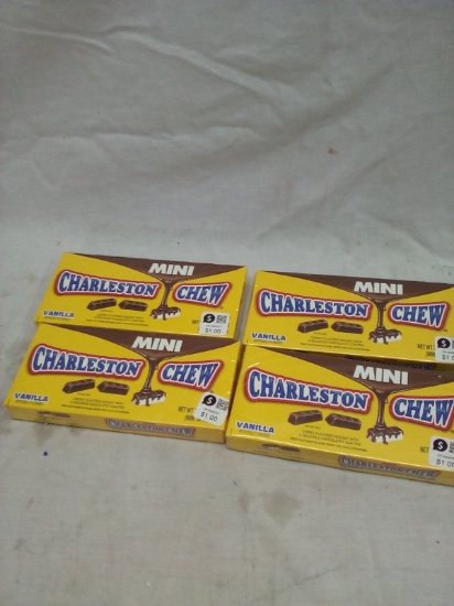 4 boxes mini Charleston Chew