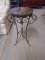 Beautiful Ornate Metal Marble Top Plant Stand