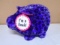 Plush Purple Leopard Print Piggy Bank