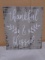 Thankful & Blessed Wooden wall Décor