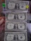 Group of 1957 One Dollar Silver Certificates
