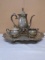 Vintage 4pc Silver Plate Coffee Serving Set