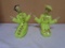 Vintage Set of Porcelain Oriental Lady Figurines