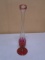Beautiful Ruby Art Glass Bud Vase