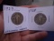 1927 & 1928 Silver Standing Liberty Quarters
