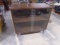 Vintage Double Glass Sliding Door Bookcase