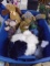 Large Tote Full of Assorted Like New Plush Animals