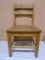 Solid Wood Child's Chair