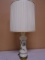 Vintage Ivy Pattern Porcelain Table Lamp