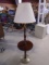 Floor Lamp w/ Round Wood Table