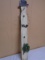 Primitive Style Wooden Snowman Décor Piece