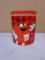 Red M&M Ceramic Jar w/ Lid