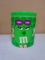 Green M&M Ceramic Jar w/ Lid