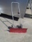 24in Wheeled Steel Snow Pusher