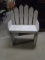 Wooden Picket Fence Bench