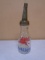Mobil Gas Pegasus 1qt Glass Oil Bottle w/ Spout