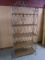 Large Metal & Wicker Folding Baker's Rack