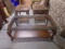 Gorgeous Ornate 3pc Glass Top Coffee & End Table Set