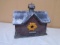 Metal Roof Wooden Bird House