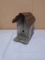 Metal Roof Wooden Bird House