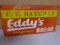 Vintage Double Sided Metal Eddy's Bread Sign