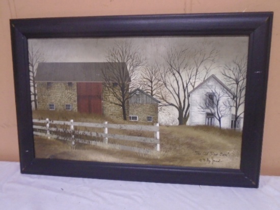 "The Old Stone Barn" Framed Print By Billy Jacobs
