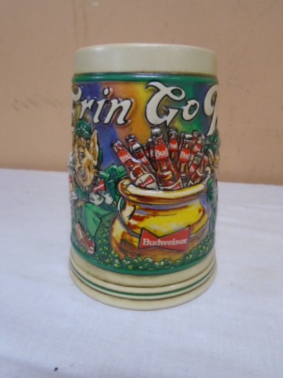 1992 Erin Go Budweiser St. Patrick's Day STein