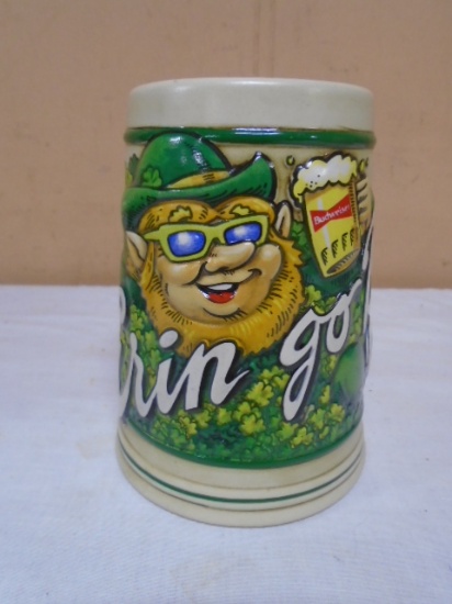 Vintage Erin Go Budweiser St. Patrick's Day STein