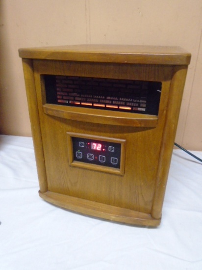 Lifesmart Wood Case Infrared Quartz Heater