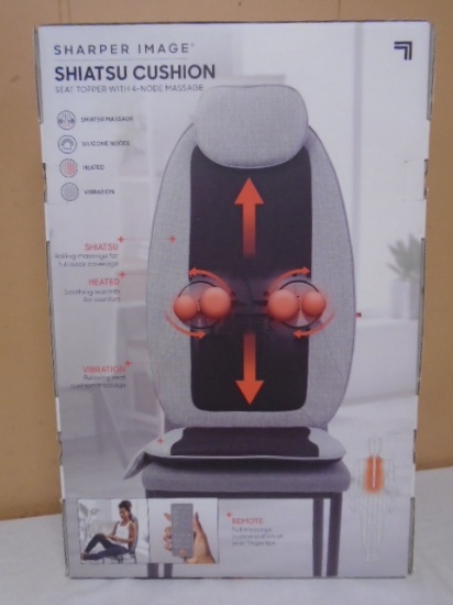 Sharper Image Shiatsu Cushion w/ Heat