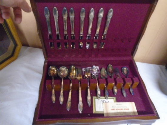 100th Anniversary Roger Bros Silverplate Flatware Set