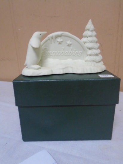 Department 56 Snowbabies Polar Sign