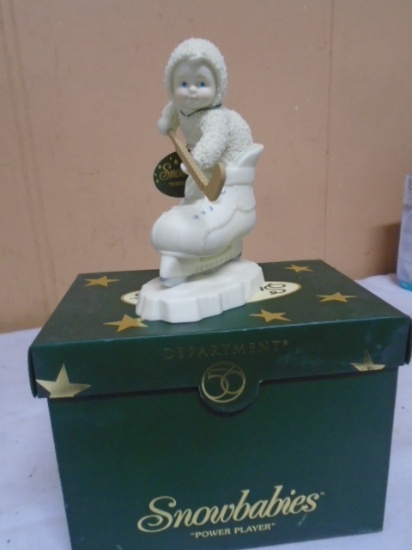 Department 56 "Power Player" Snowbabies Figurine