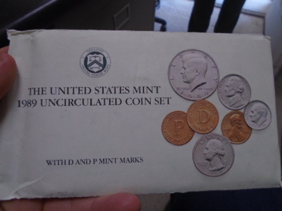 1989 United States Mint Uncirculated Coin Set