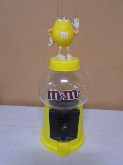 Yellow M&M Machine Dispenser