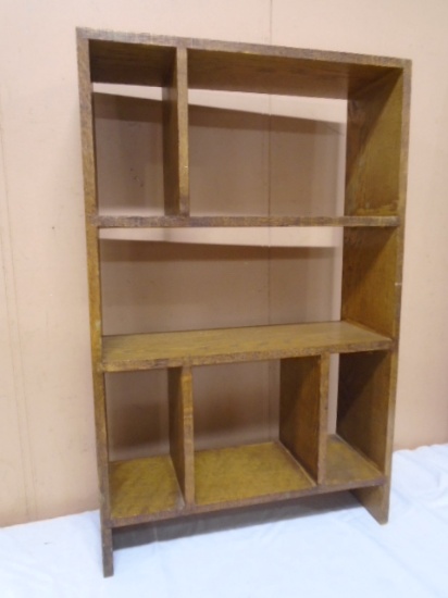 Vintage Solid Oak Wall Shelf
