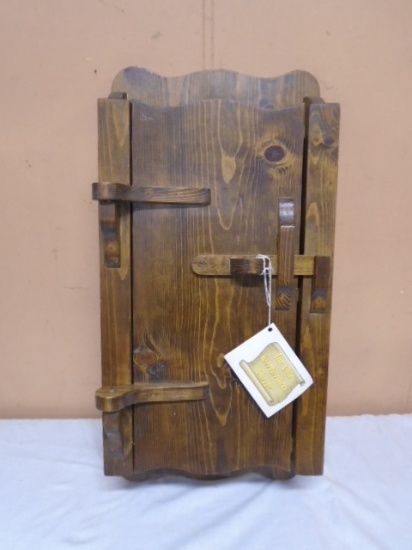 The Olde Woodworkers Shoppe New England Style Wall Cabinet
