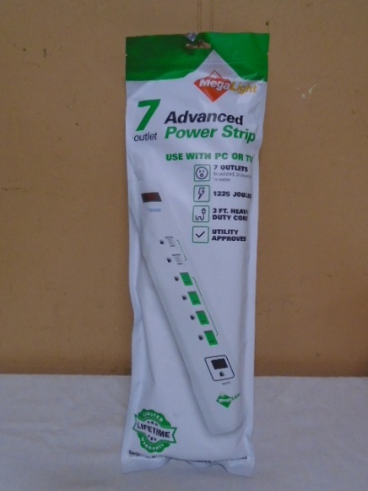 Mega Light 7 Outlet Advanced Power Strip