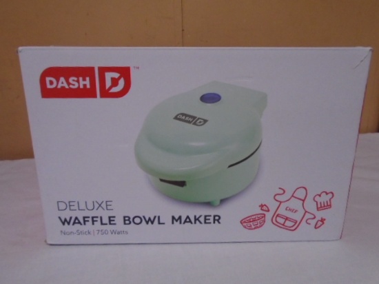 Dash Deluxe Waffle Bowl Maker