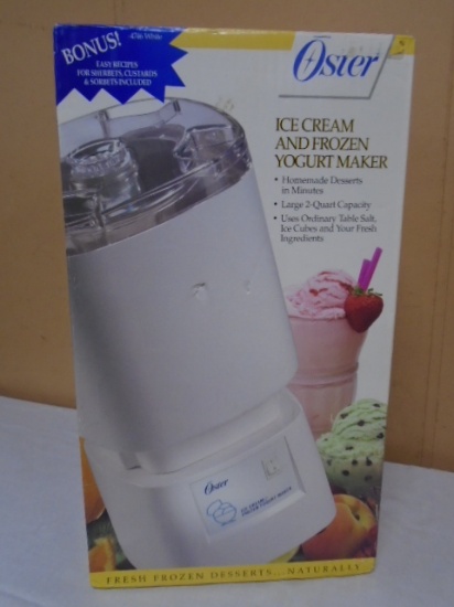 Oster 2qt Ice Cream & Frozen Yogurt Maker