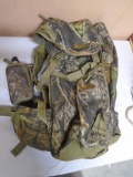 Field Line Camo Back Pack w/ Water Bottle