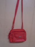 Ladies Red Muli Sac Crossbody Purse