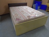 Full Size Bed Complete w/ Orthopedic Mattress Set