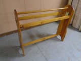 Solid Wood Quilt Rack