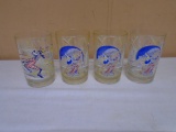 Set of 4 McDonald's Disney Glasses